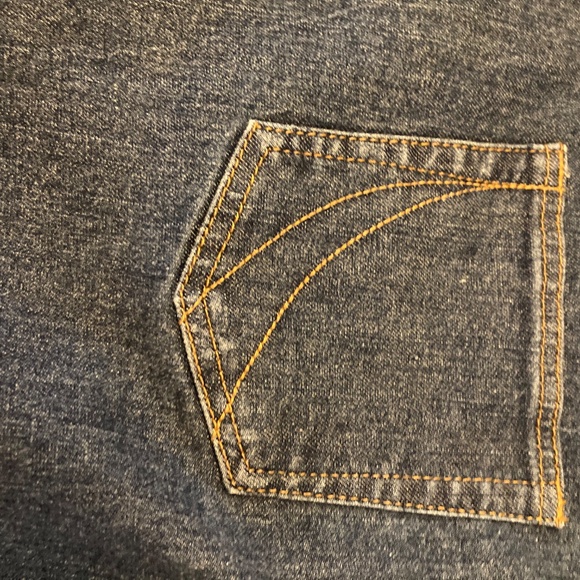 SOFT! Gently worn, straight-leg, cuffed Randolph Duke SPIRITED Jeans! Size 12 - Picture 7 of 13